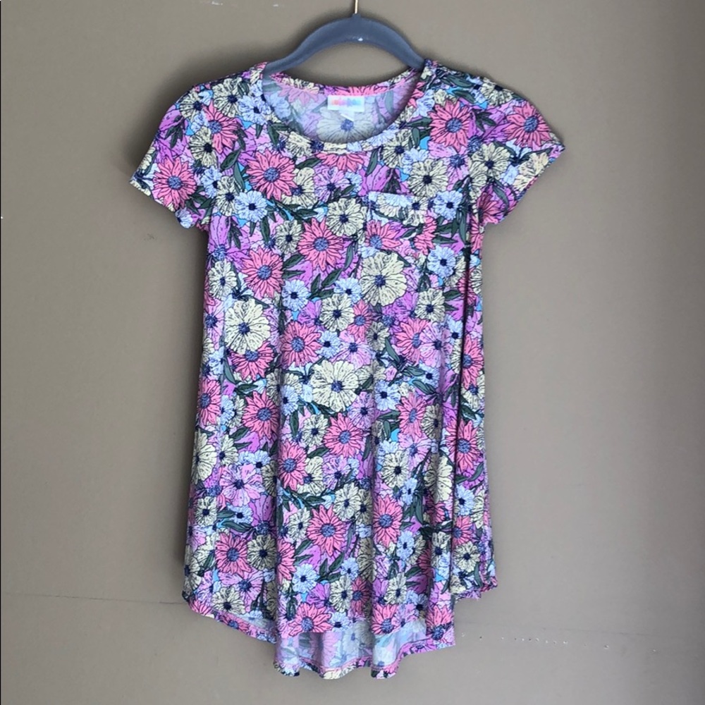 Girls floral shift dress